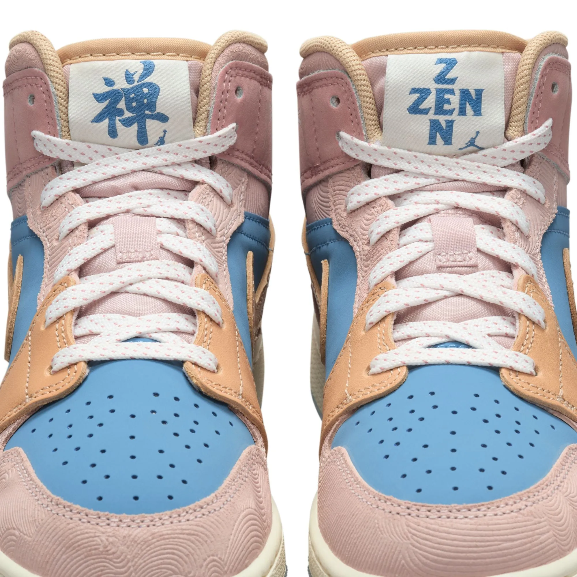 Air Jordan 1 Mid SS GS (Aegean Storm/Hemp/Pink Oxford)