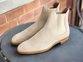 Alki - Oatmeal Suede - SAMPLE - Grade 1