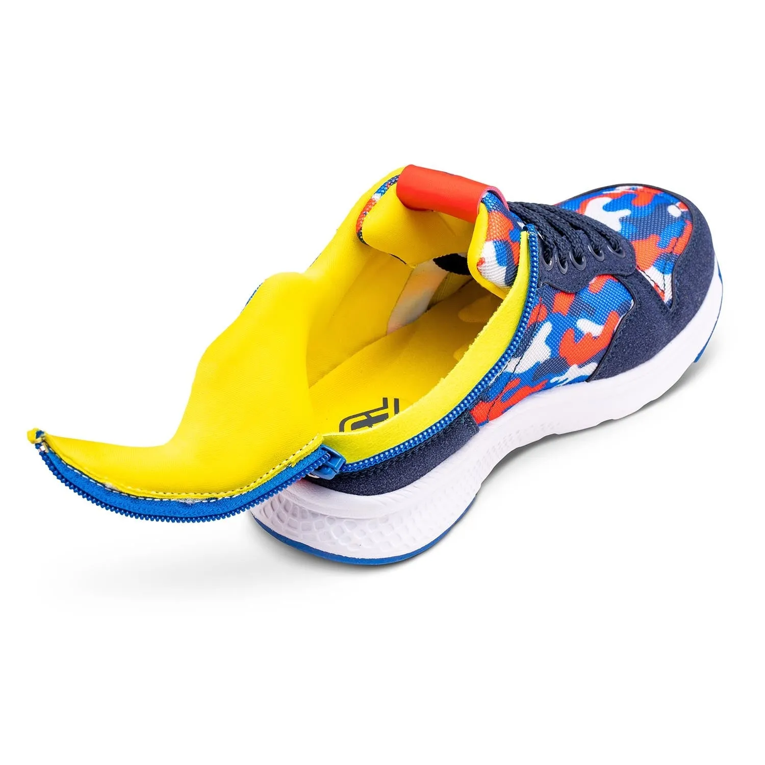 Boy's Lightweight Shoes with Rear Zipper Access