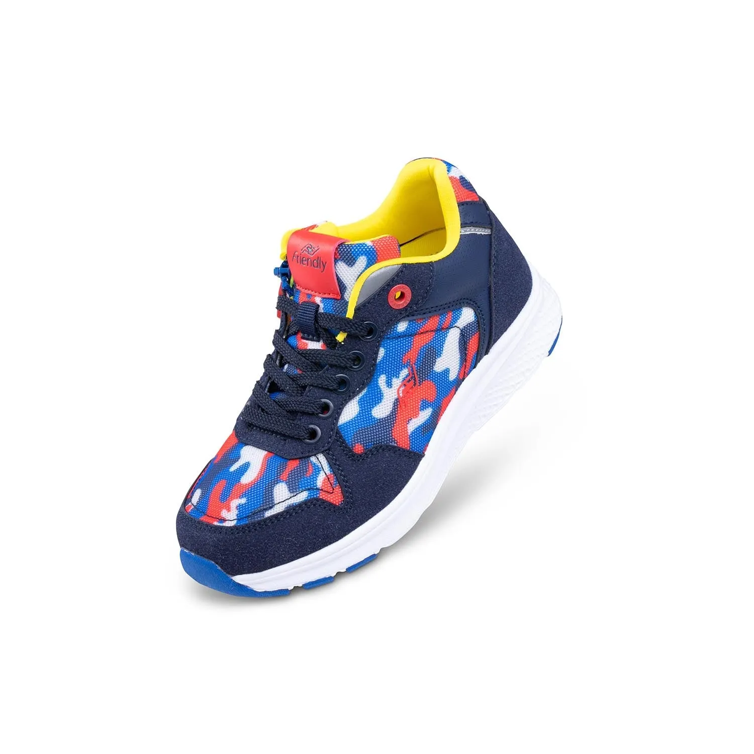 Boy's Lightweight Shoes with Rear Zipper Access