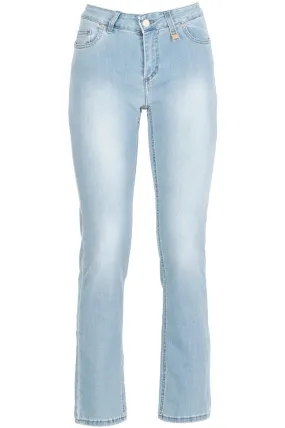 CafèNoir Women's Slim Denim Trousers C7JJ3060 B030 light sky
