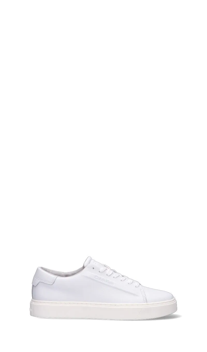 CALVIN KLEIN Sneaker uomo bianca in pelle