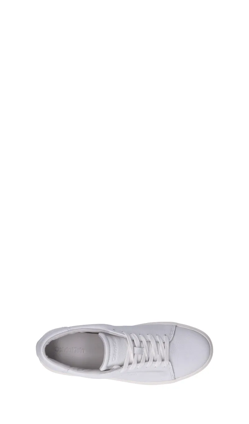 CALVIN KLEIN Sneaker uomo bianca in pelle