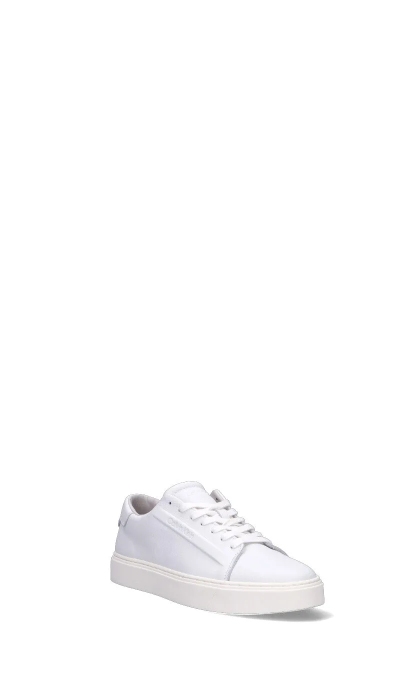 CALVIN KLEIN Sneaker uomo bianca in pelle