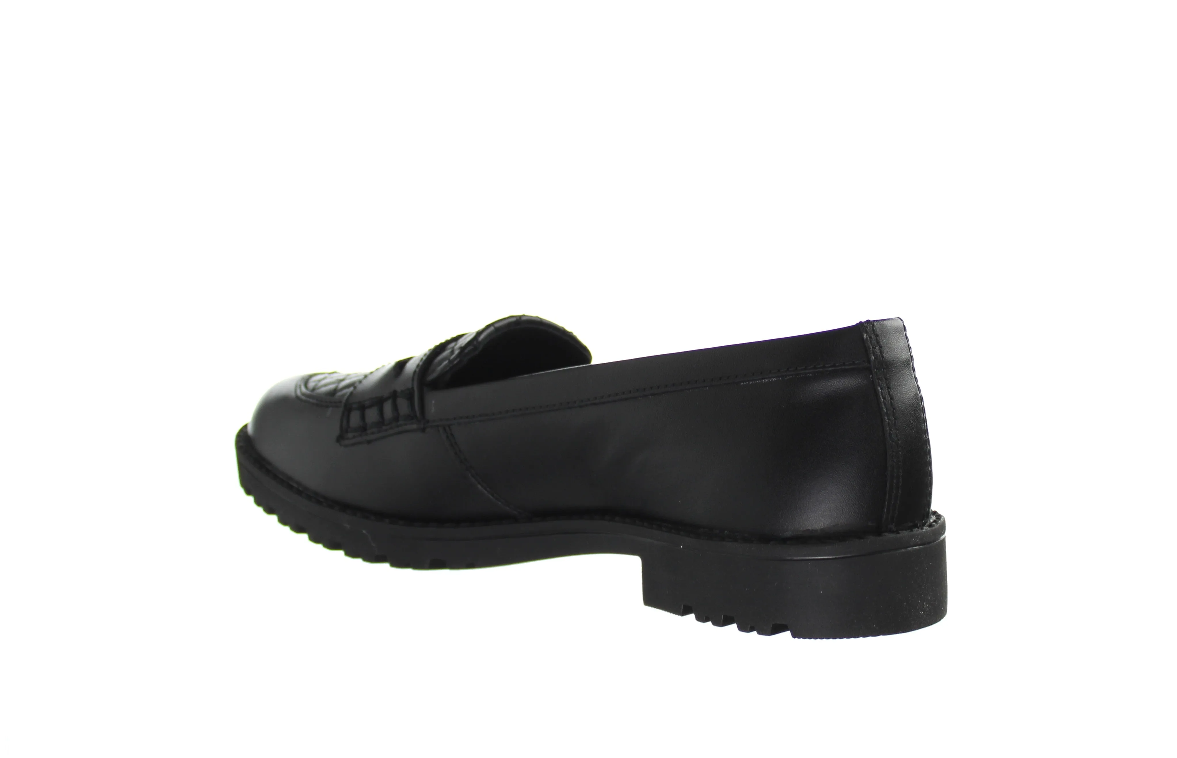 Kickers Lachly Quilt Loafer Womens Black Shoes