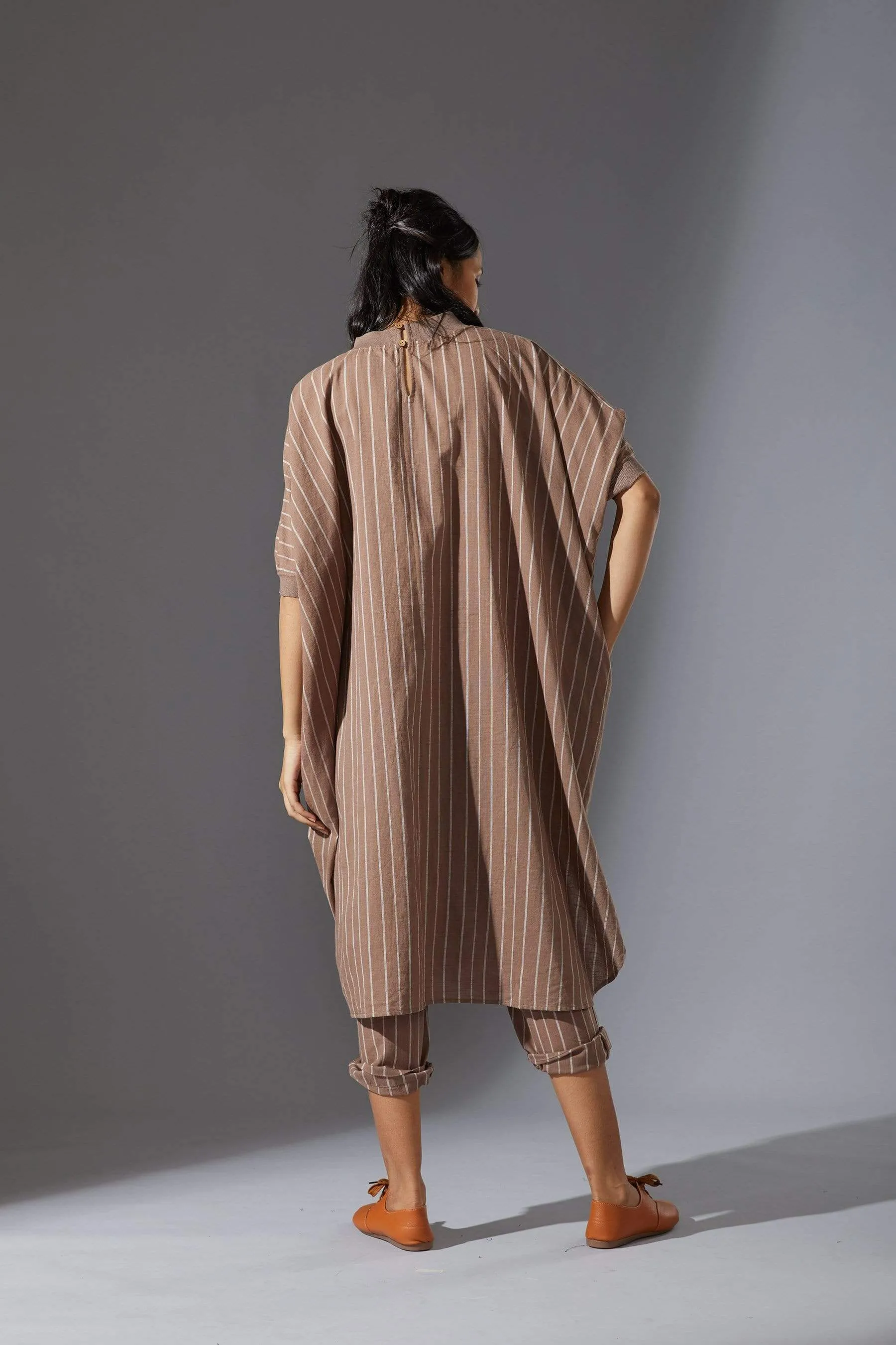 Mati SE Beige & White Striped Pants (Ready to Ship)