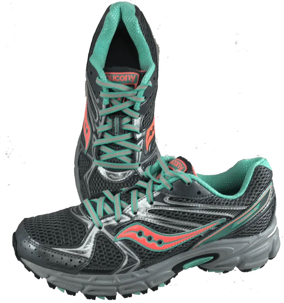 SAUCONY Women's Grid Cohesion TR6 -Grey/Coral- Running Shoe Wide Width