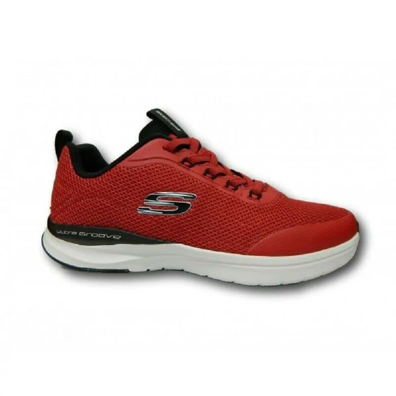 Skechers - Art. 232031RDBK - sneakers uomo - colore rosso/nero