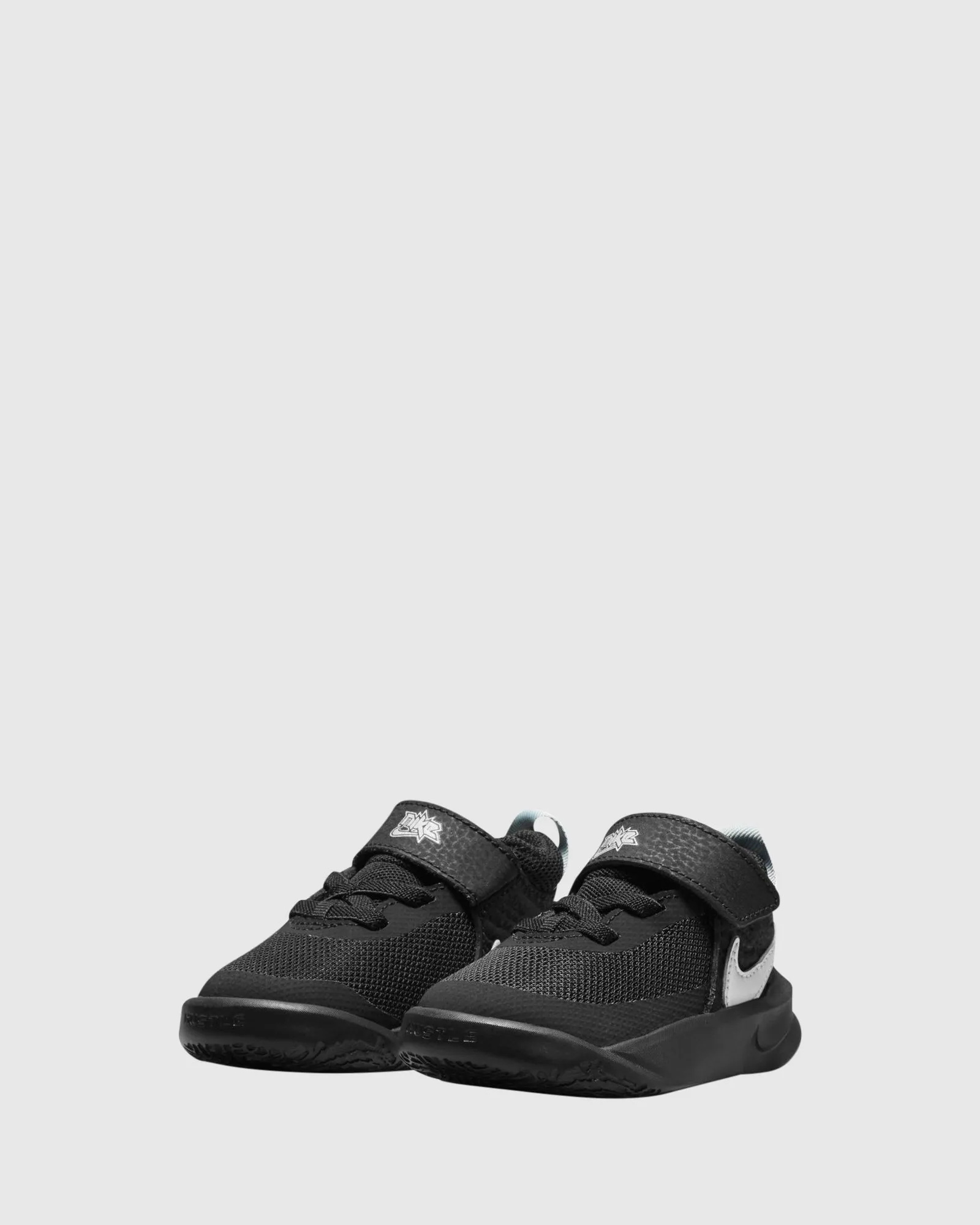 Team Hustle D 10 Infant Black/Metallic Silver/Volt