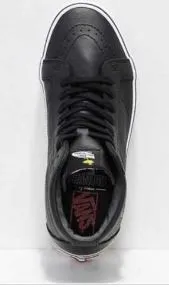 Vans Unisex Snoopy Emboss Black Shoes