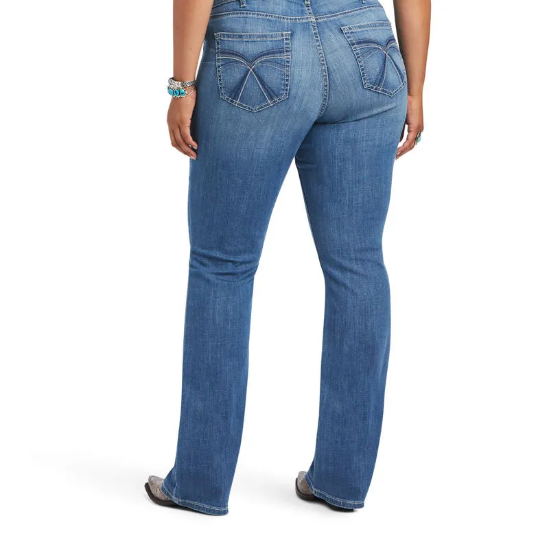 Women's Ariat R.E.A.L. Mid Rise Allessandra Boot Cut Jean