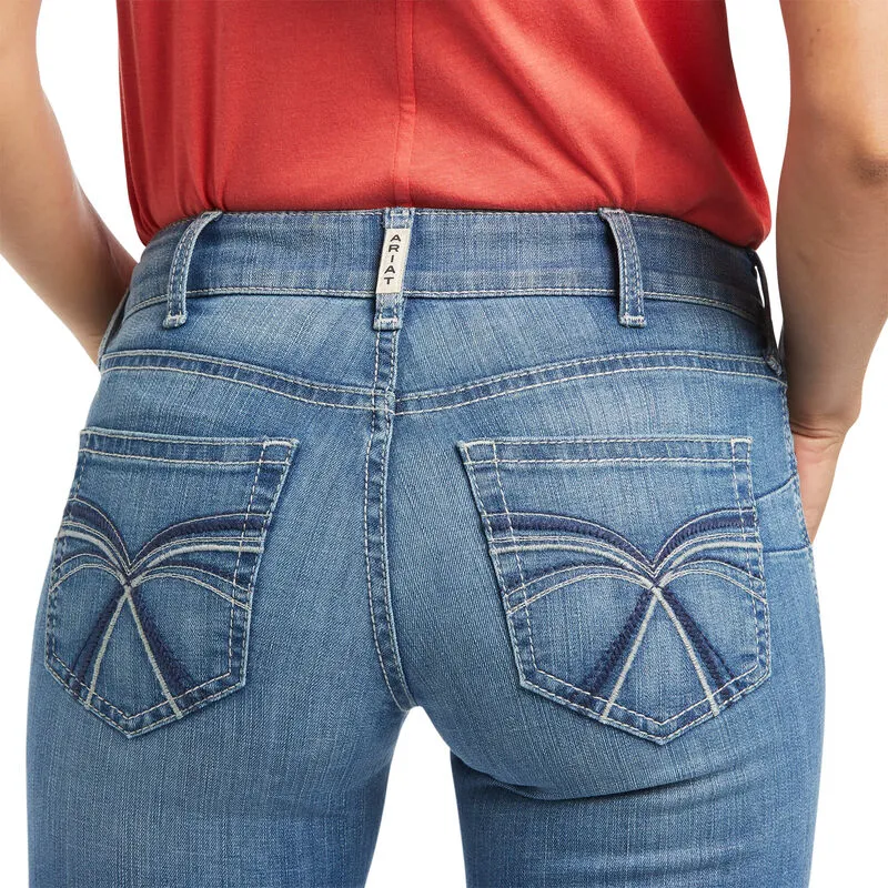 Women's Ariat R.E.A.L. Mid Rise Allessandra Boot Cut Jean