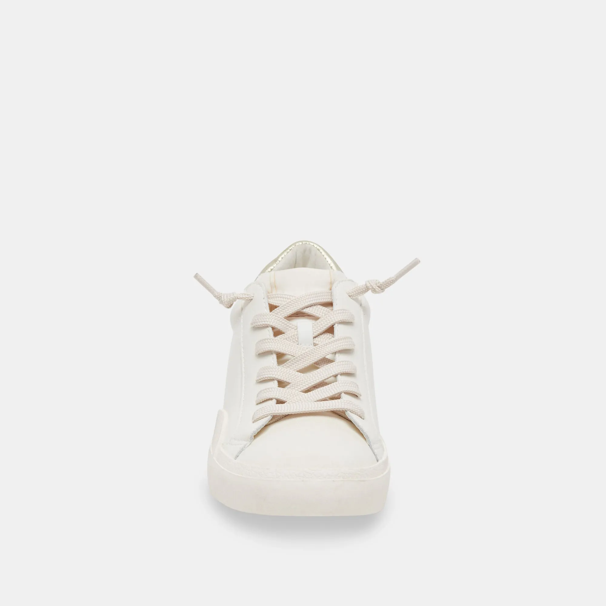 ZINA FOAM 360 SNEAKERS WHITE GOLD RECYCLED LEATHER